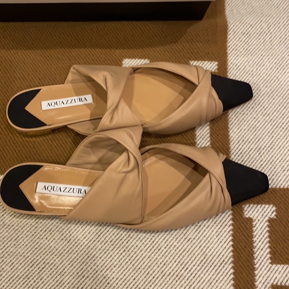 Aquazzura twist flat mules - Picture 3 of 9